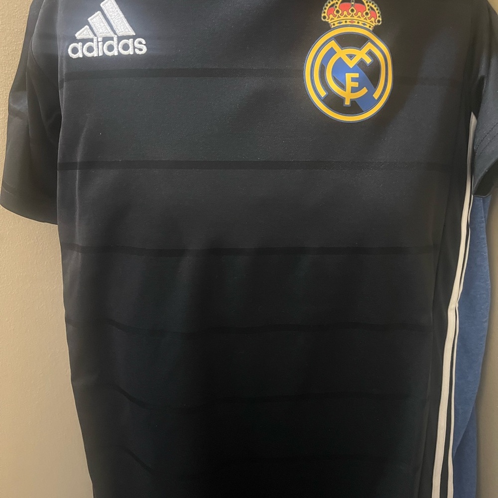 XSmall Black Adidas Real Madrid Jeremy De Leon jersey
